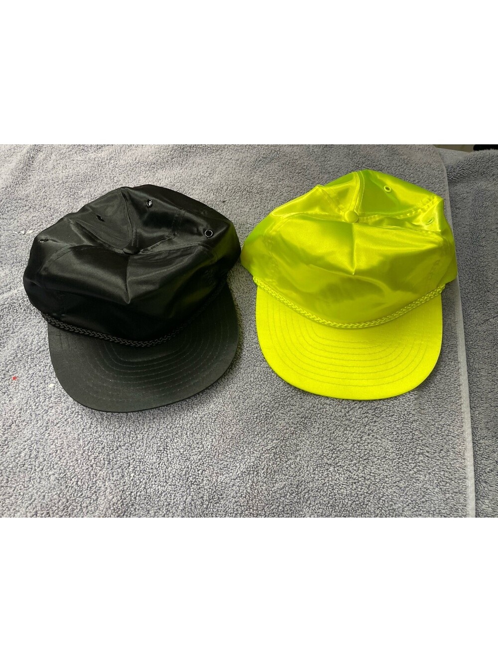 Vintage Nissin Blank Trucker Hat w Adjustable Zipstrap